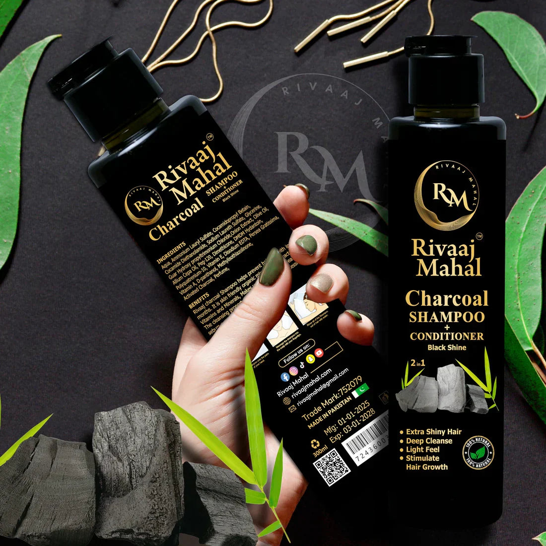 Rivaaj Mahal Hair Oil & Shampoo Buy 1 Get 1 Free